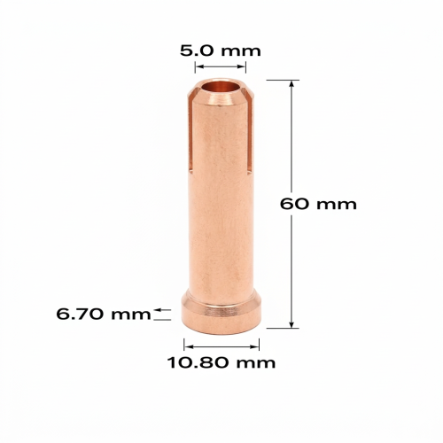 WP-12 TIG COLLET 5.0MM COPPER